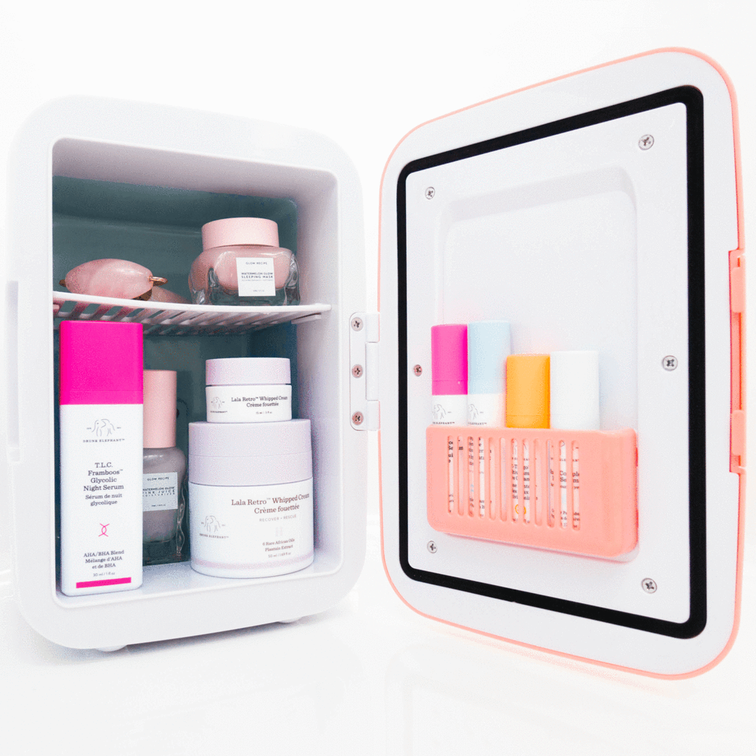 Mini frigo maquillage portable, mini réfrigérateur 12v 220v