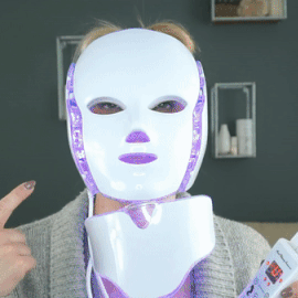 Masque led visage luminothérapie